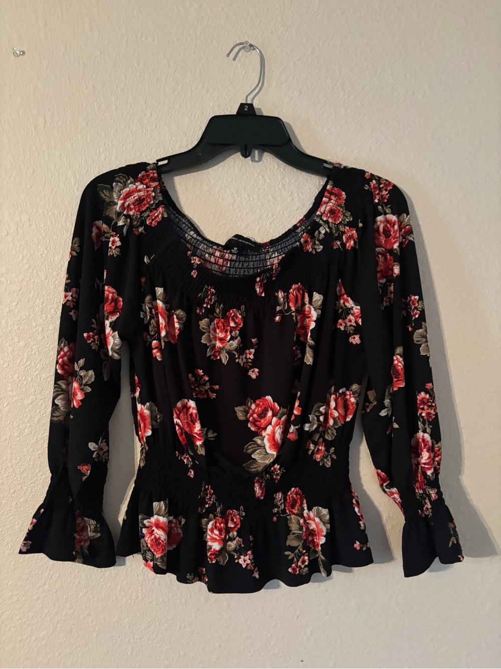 Floral Peplum Top